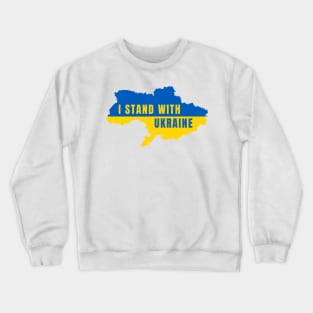 I Stand With Ukraine Crewneck Sweatshirt